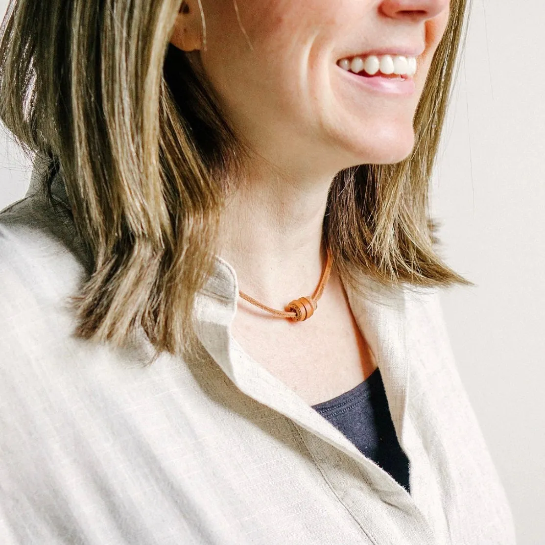Leather Knot Friendship Necklace